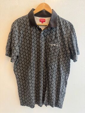 Supreme | Shirts | Supreme Argyle Half Zip Knit Polo Shirt Sweater
